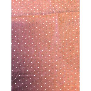 90"x60" Polk-a-dot fabric pink White 90" x 60" sewing crafts cottagecore cotton